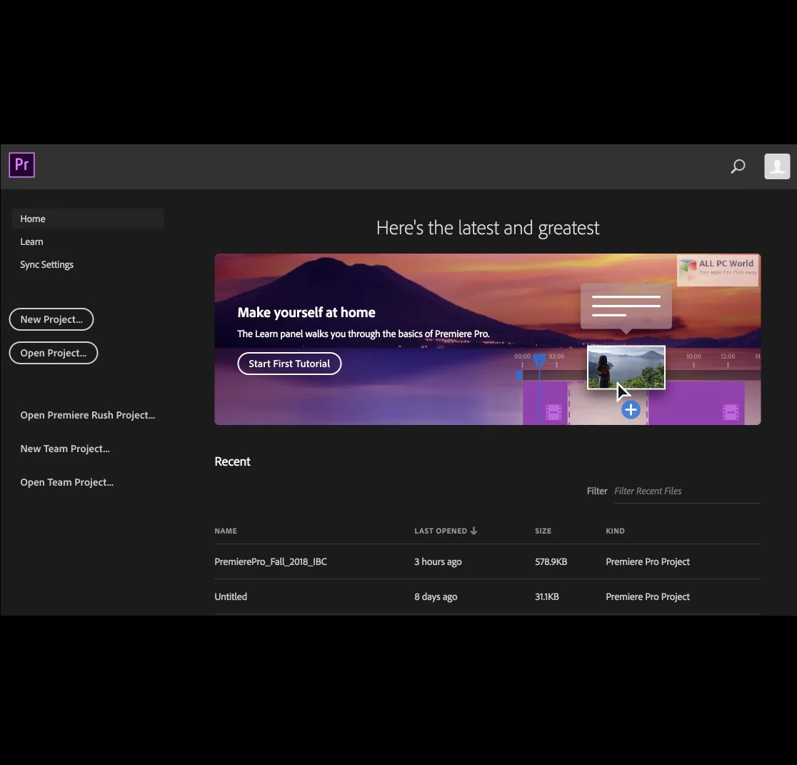 

Software Adobe Premiere Pro CC 2019 Mac Pr Full Version Installation Package