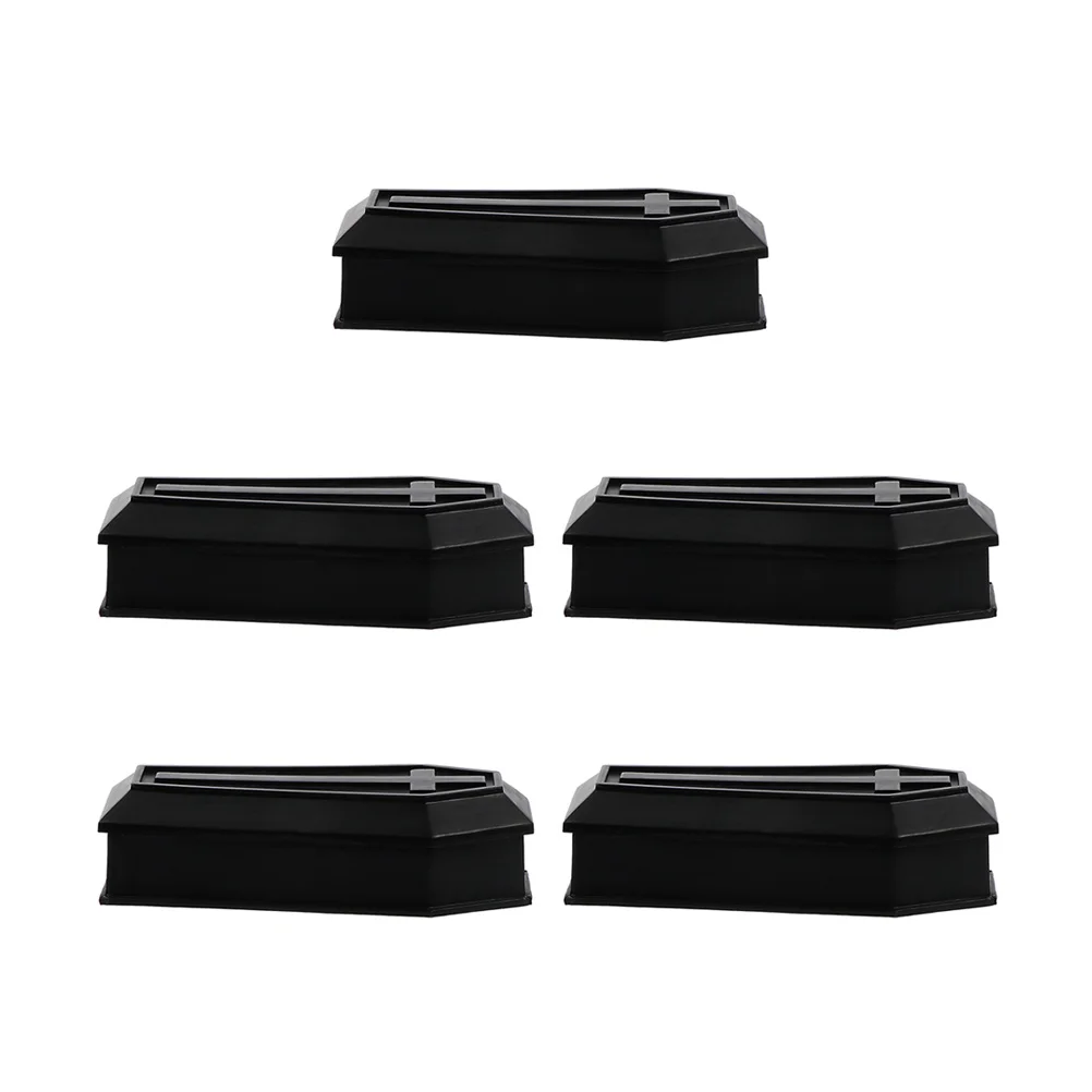 

5Pcs Coffin Adornment Reusable Chic Halloween Coffin Decor Halloween Ornament for Party Halloween
