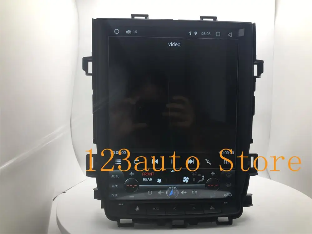 12 1 ''Вертикальный стиль Тесла Android 9 0 автомобильный без DVD GPS навигатор плеер
