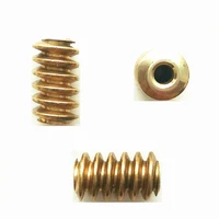 12mm 2 3mm motor spindle reduction worm copper gear