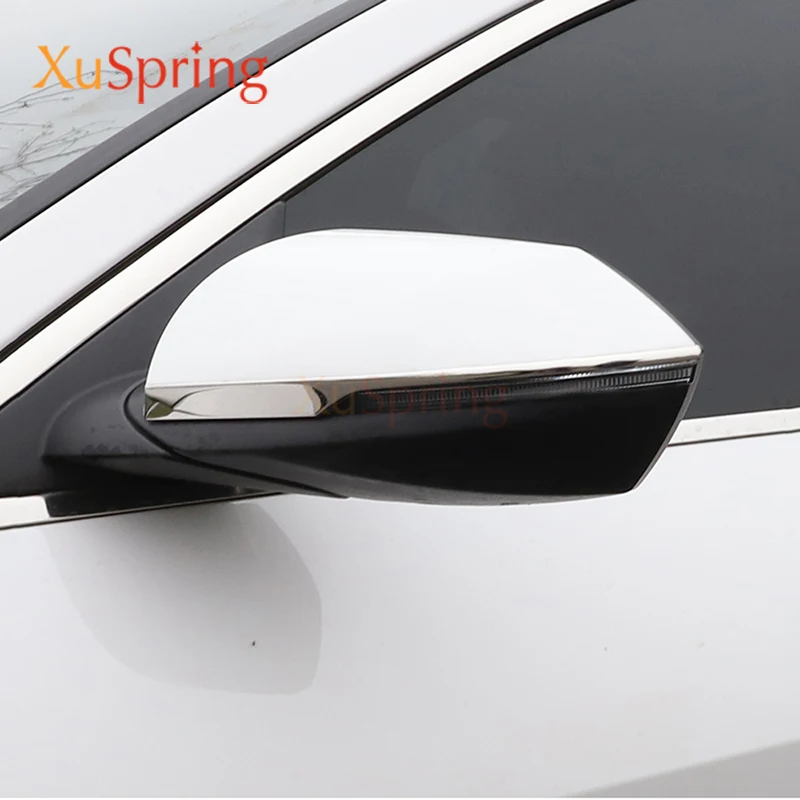 

for Hyundai Elantra Avante i30 Sedan 2021 Car Rearview Mirror Garnish Trim Stickers Strips Decorative Accesspries Chrome