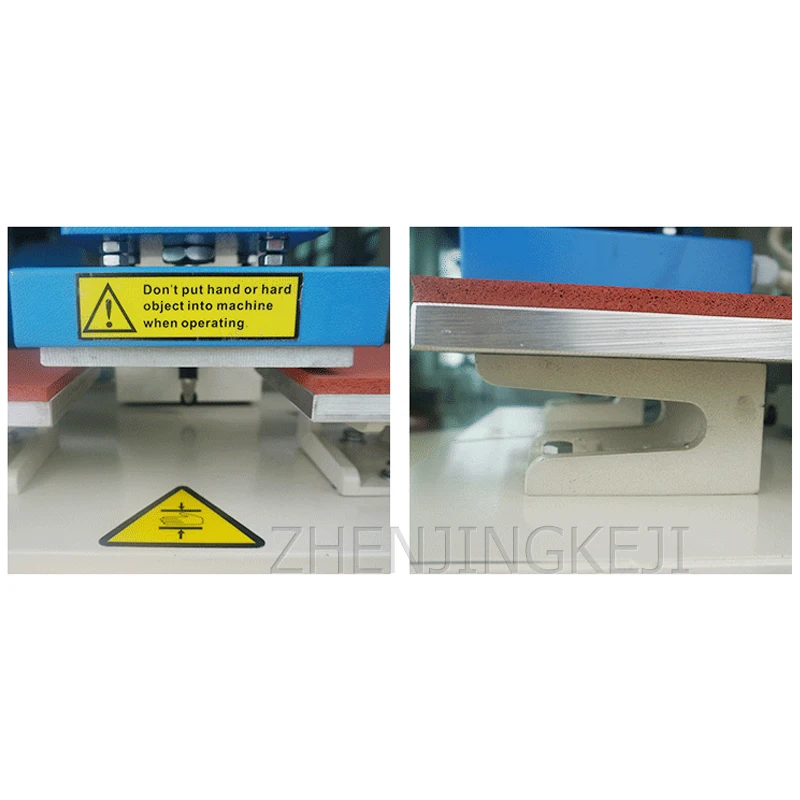 

Semiautomatic Pneumatic Double Station Ironing Machine 10 * 15 Trademark Hot Stamping Small Area Heat Transfer Labeling Machine