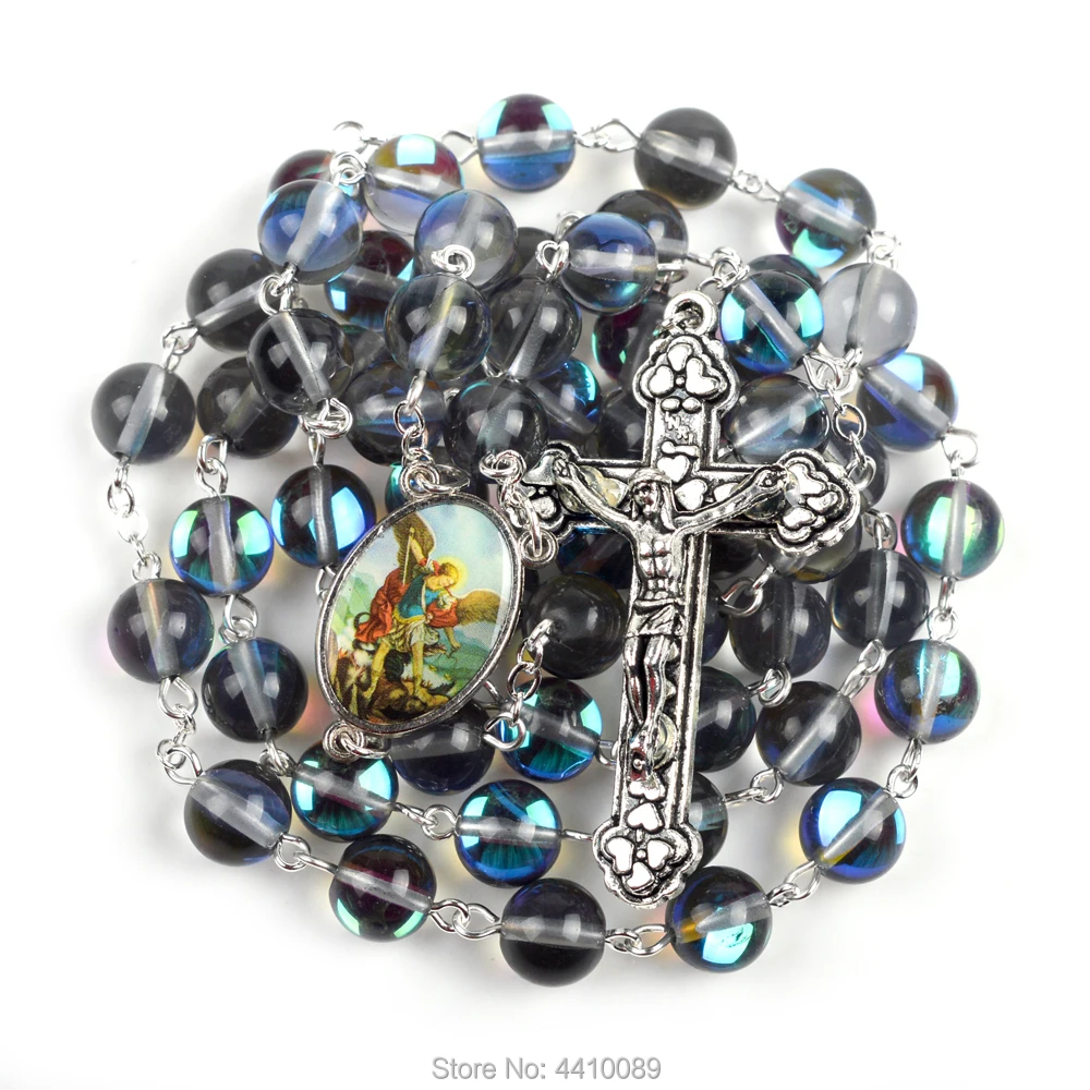 Новое модное круглое Сверкающее прозрачное ожерелье из натурального камня св.