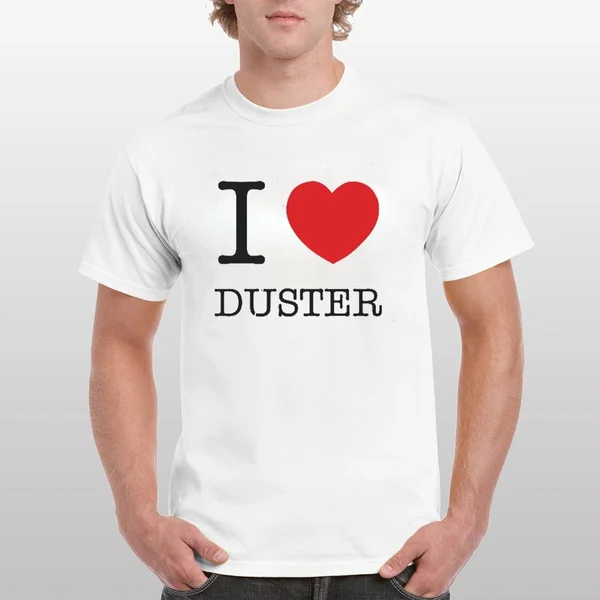 

I LOVE DUSTER Bianca Manica Corta Cotone - DACIA DUSTER T-shirt
