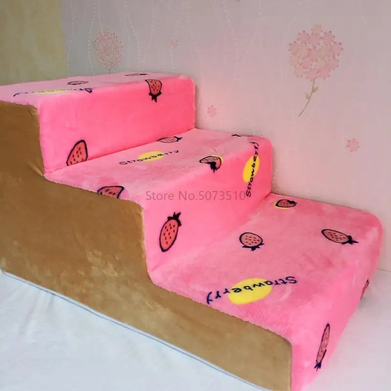 65x40x35cm Многоцелевой диван-кровать для пожилых животных, ступеньки на второй и третий этажи, четырехслойная кровать для лазания, лестница для собак - Цвет: 65x40x35cm