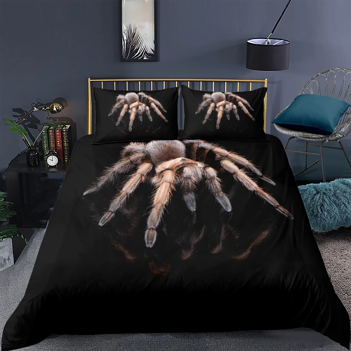 

Spider Printed Duvet Cover Pillowcase 3D Bedding Set Single Twin Queen King Full Double Size 2/3 Pcs Quilt Cover For Adult