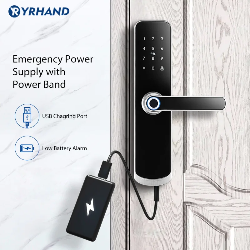 Новый X6 Bluetooth дверной замок со сканером отпечатка пальцев TT приложение код ключ