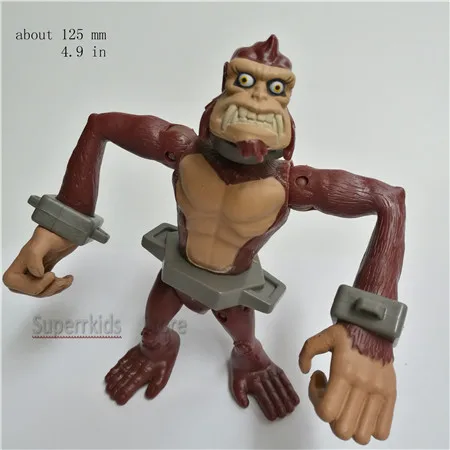 Monkey 004 черепаха фигурки Америка мультфильм действия Mondo Gecko leatherhead обезьяна Оригинальные заводские игрушки для детей мутанты животных - Цвет: Monkey