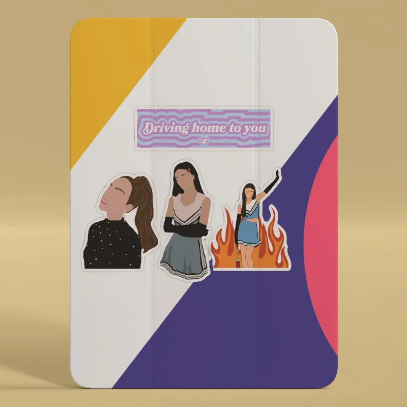 Pegatinas de cantante para ni&ntilde;os, adhesivos impermeables para pared de equipaje, motocicleta, port&aacute;til, guitarra, coche, bricolaje, 10/30/50 Uds.-3