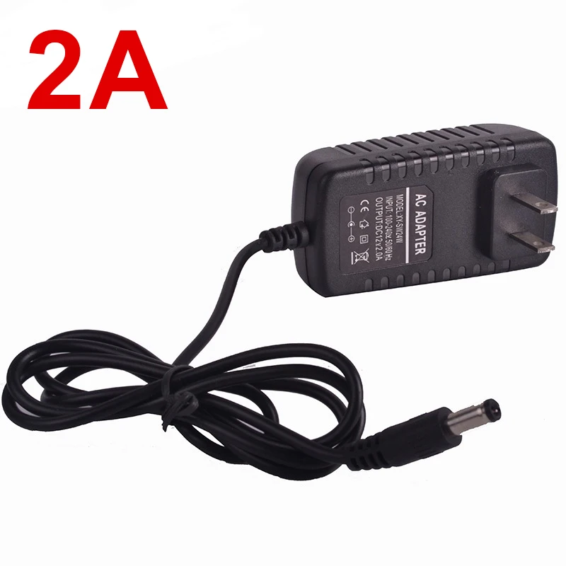 2A 12 V адаптер питания DC12V Универсальный адаптер 1A 2A 3A 5A 6A 8A 10A AC 110V 220V 240V к DC 12 V 12 V 12 V источник питания для светодиодной ленты - Цвет: 2A