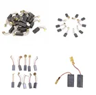 10 шт мини-дрель Замена для электрической мясорубки угольные щётки, а также смазывайте механизм запасные Запчасти для электрических двигателей роторный инструмент 4 размера