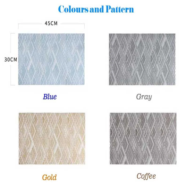 4 предмета в комплекте модная ПВХ столовых изоляции нескользящий коврик для