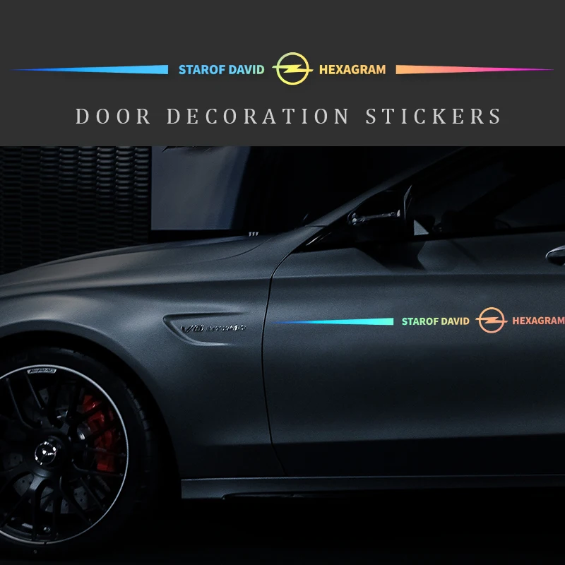 

For OPEL astra j corsa d astra k vectra bvectra b Auto Door front glass Vinyl Film sticker Reflective Decoration accessories