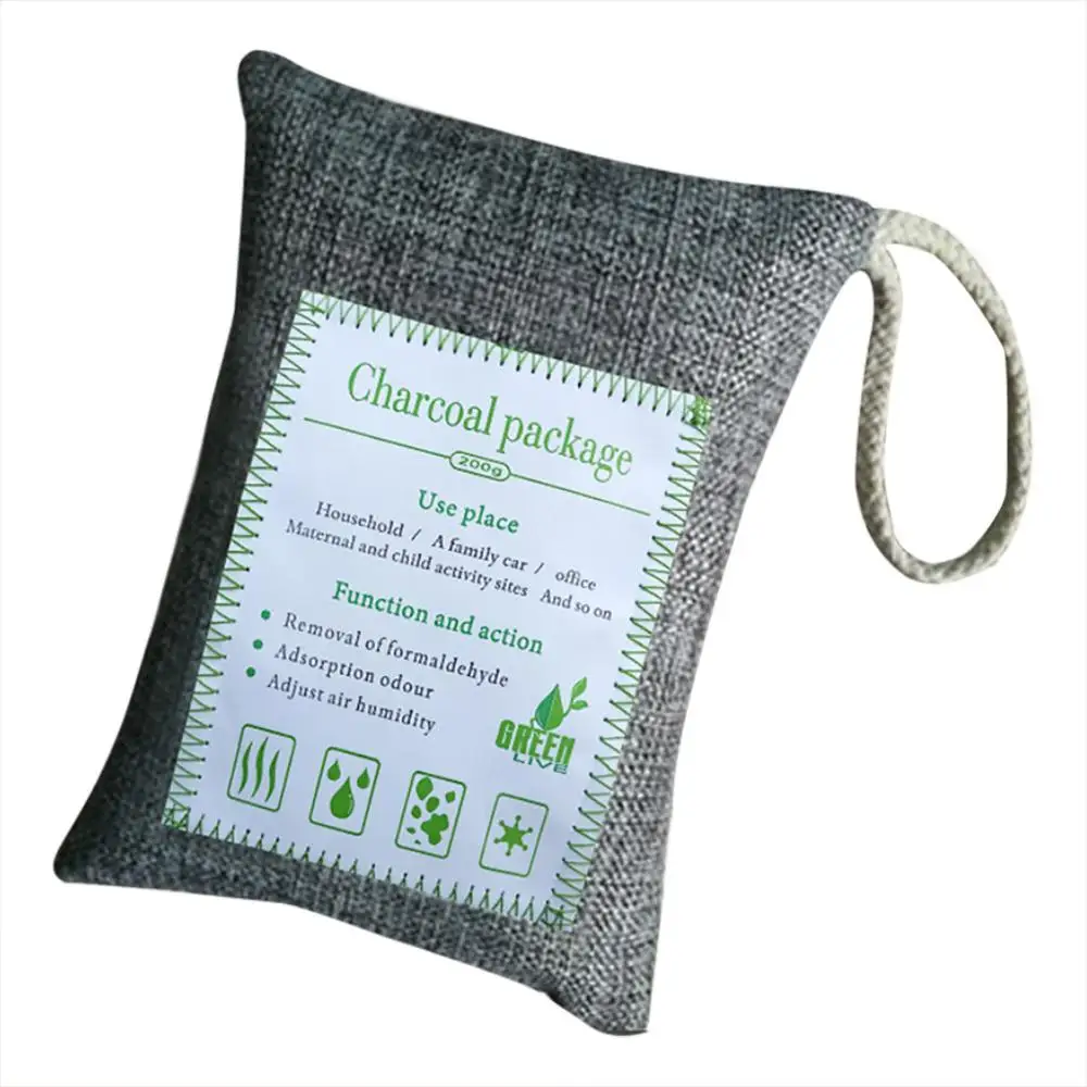 1 шт. автомобильный освежитель воздуха с активированным углем и бамбуковым 200