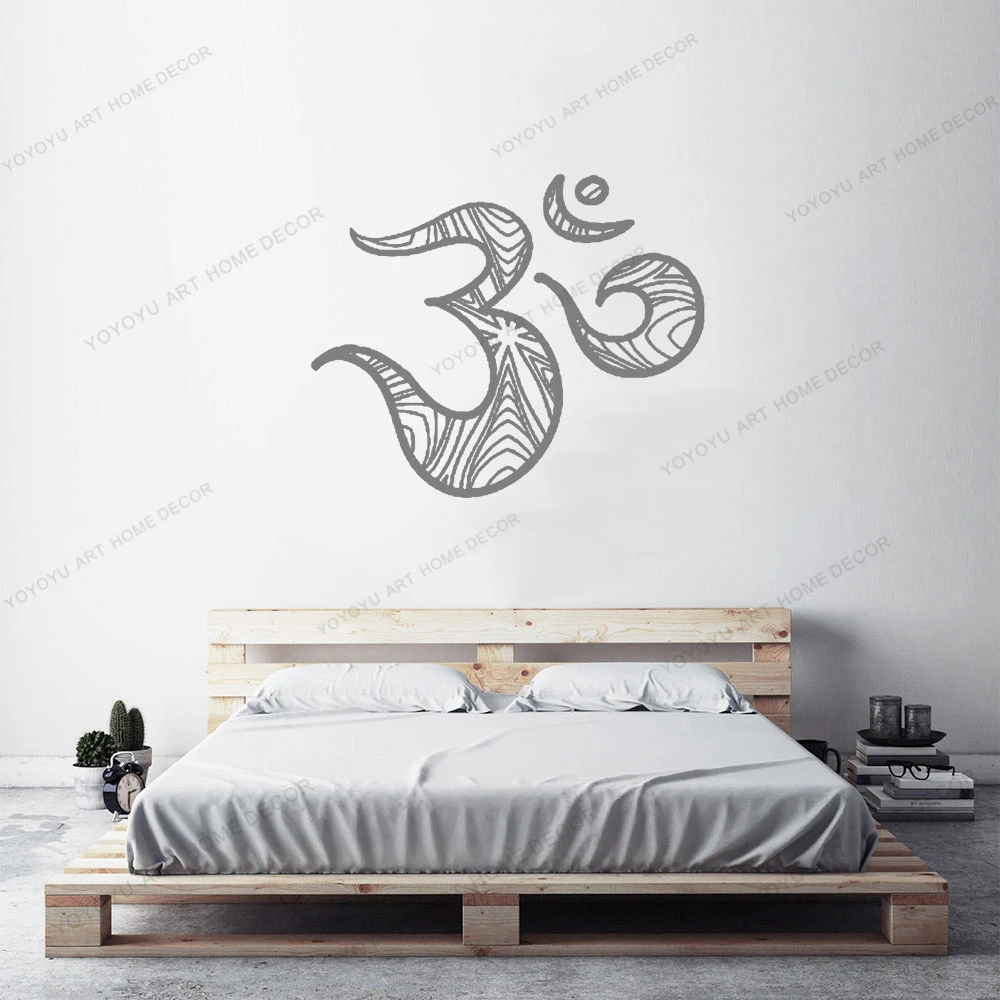 

Hinduism Namaste Yoga Mandala Vinyl Wall Garage Stickers Home Decor Room Art Mural Wall Decal Wallpoof CX1820