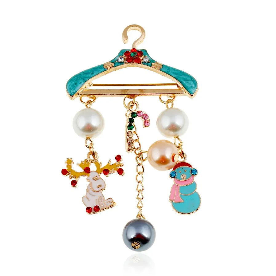 Рождественская булавка лося Брошь &quotСнеговик&quot Милый Рождественский Снеговик