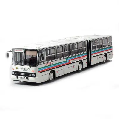1:43 русский автобус IKarus-280.33m Icarus Двойная модель автобуса, модель автомобиля, подарок, ограниченная серия