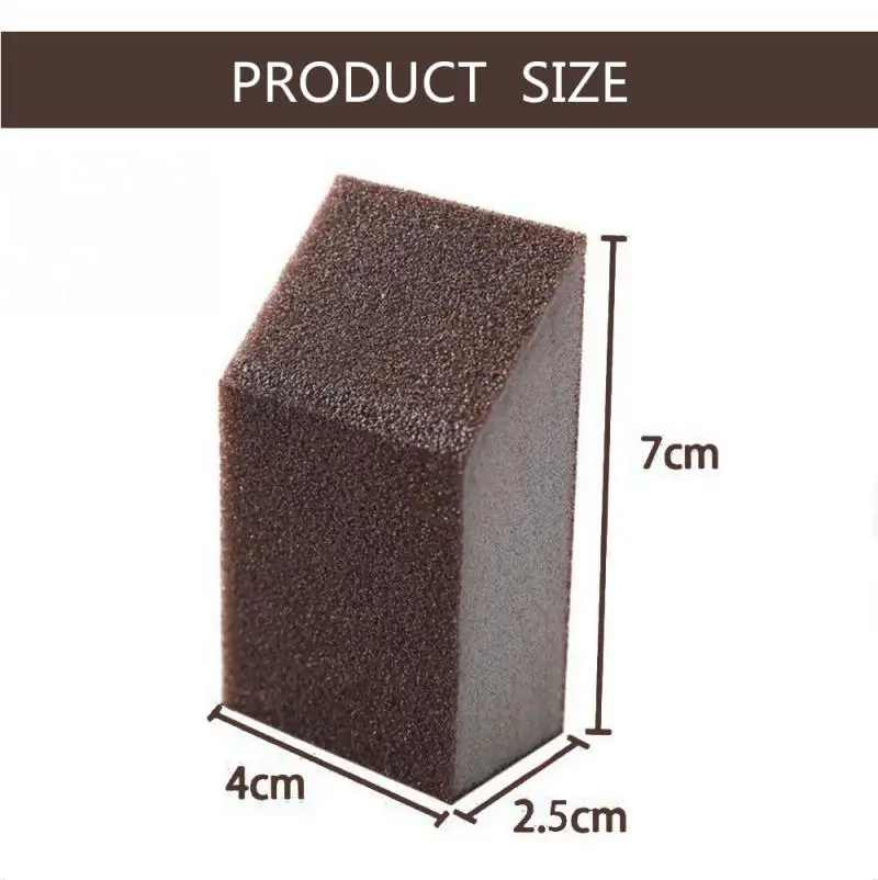 

1Pcs Magic Sponge Brush Aluminum Oxide Emery Sponge Rust Dirt Stains Clean Brush Bowl Washing Pot Home Kitchen Cleaning Brush