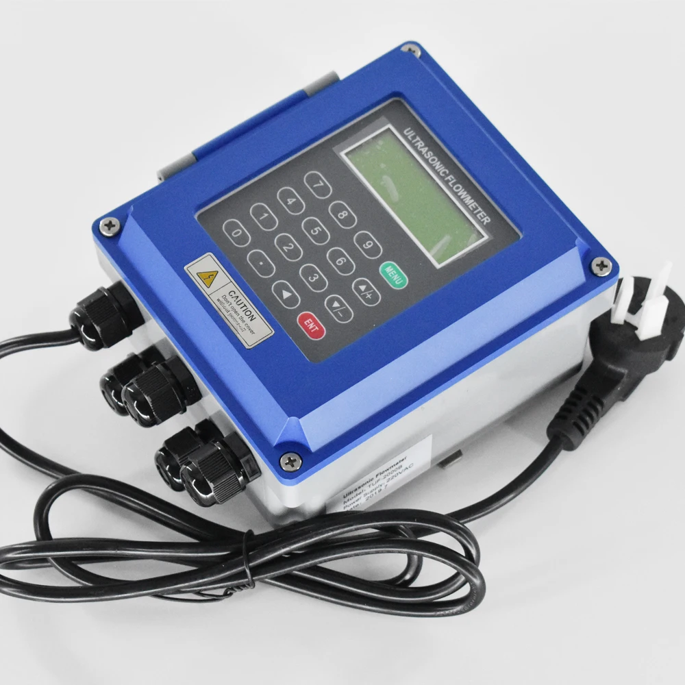 Настенный ультразвуковой расходомер TUF 2000B жидкий с TM 1 датчиками DN50 DN700mm (PT100)