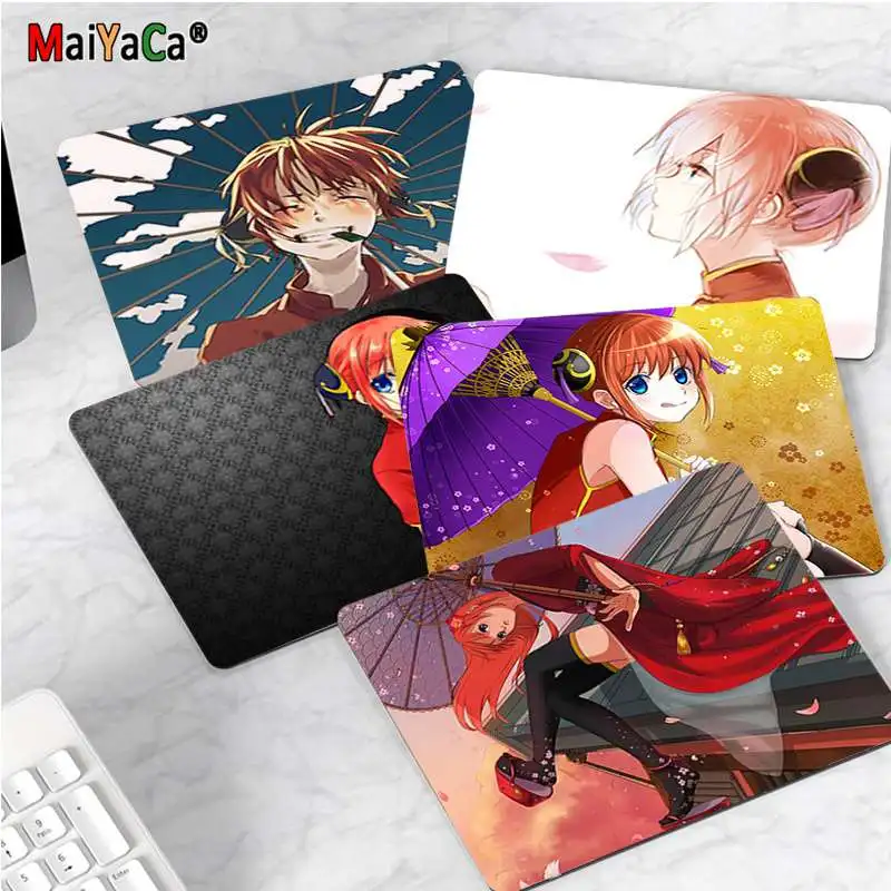 

MaiYaCa собственные коврики Gintama kagura игровые скоростные мыши Розничные маленькие резиновые коврики для мыши Лидер продаж оптовая продажа игро...