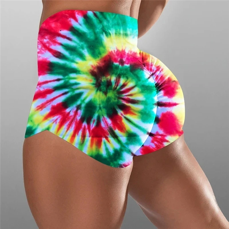 Новые женские шорты с высокой талией модные цветочным принтом повседневные