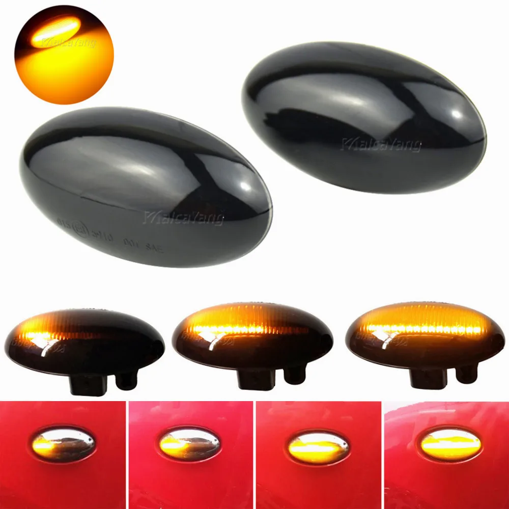 

Side Marker Light Sequential Blinker Lamp Led Dynamic Turn Signal For Peugeot 307 206 207 407 107 607 1007 2pcs Led Light Panel