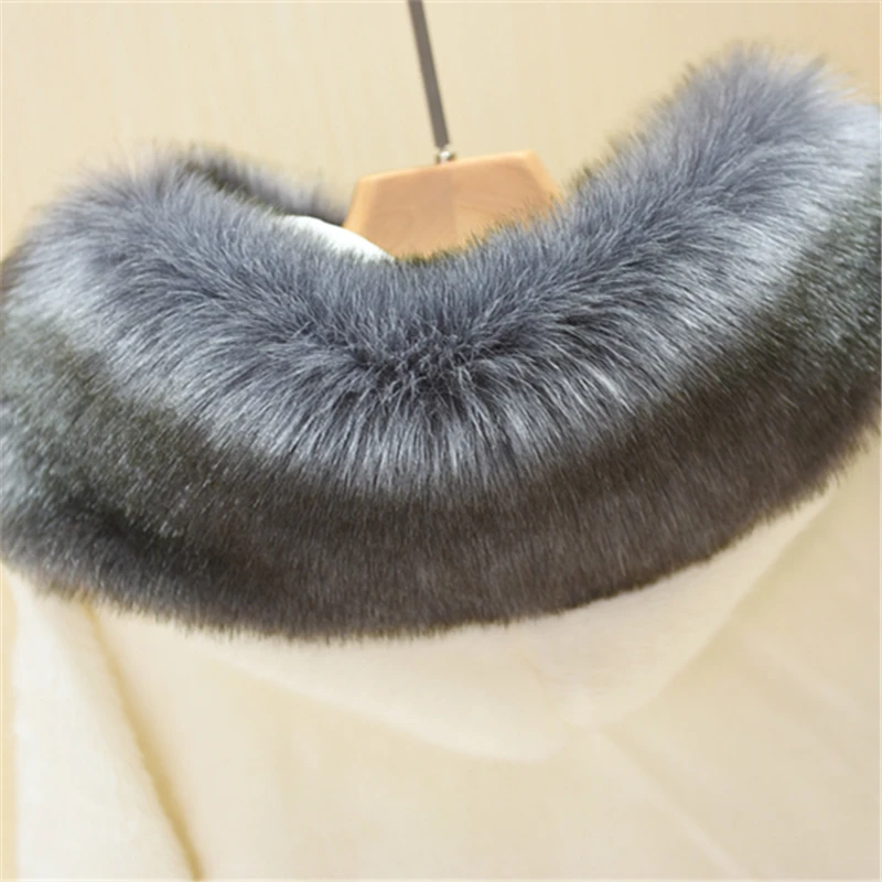2023 New Winter Imitation Fur Imitation Fox Fur Collar Whole Mink Mid-length Fashion Mink Fur Hooded Jacket Women Wide-waisted