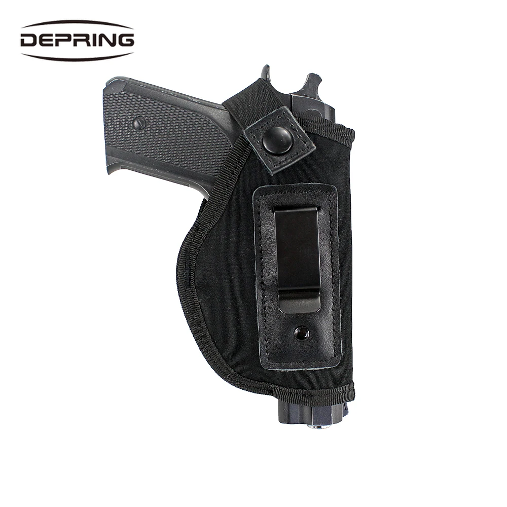 

Tactical Neoprene IWB Pistol Holster Right Hand Draw Concealed Carry Belt Gun Holster Fits Subcompact Compact Handguns