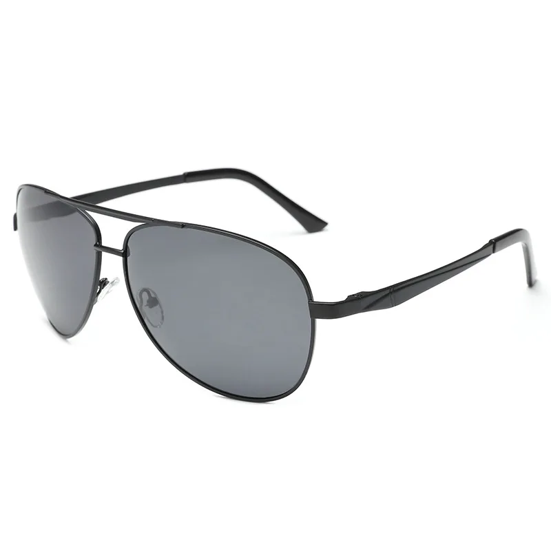 Мужские поляризационные солнцезащитные очки большие пилотные для мужчин