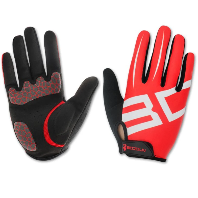 

Перчатки для велоспорта Boodun унисекс, гелевые, с закрытыми пальцами, для езды на велосипеде и шоссейных велосипедах