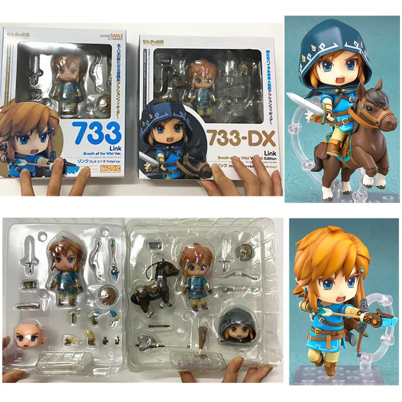 

In Stock Link Figure 733-DX Breath of the Wild Ver DX Edition PVC Action Figure Collectible Model Toys Gift Doll 10CM