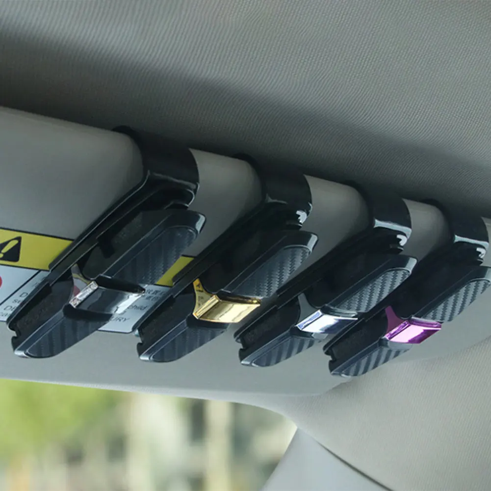 Портативный Универсальный Автомобильный очки галстук зажимы карты органайзер