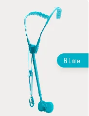 Blue Регулируемый саксофон ремешок на шею, через плечо держатель для саксофона ремень - Цвет: Blue