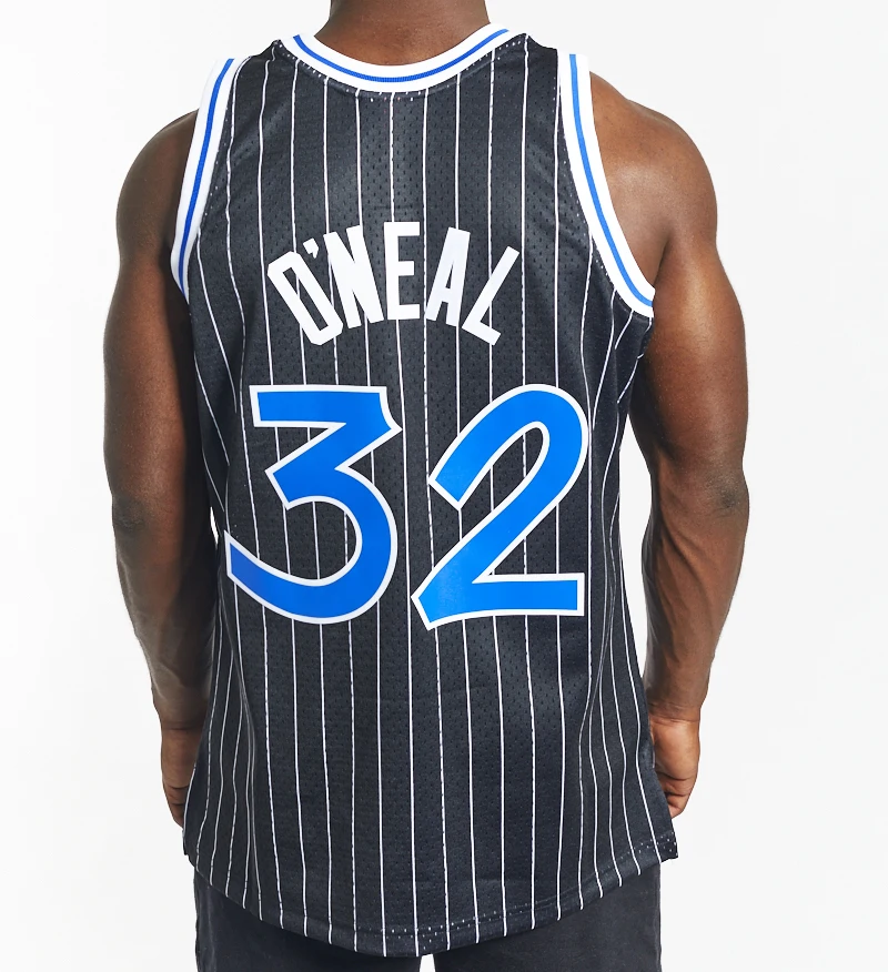 

Mens New American Basketball Clothes Shaquille O'Neal T-shirt Loose Tops Tshirt Off White Mens Clothing One Piece European Size