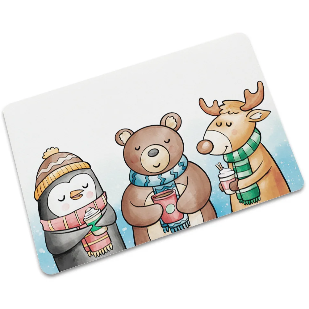 

Zeegle Cat Doormat Entrance Mats Outdoor Rugs Anti-slip Carpets For Children Bedroom Mat Bedside Rugs Rubber Bathroom Floor Mats