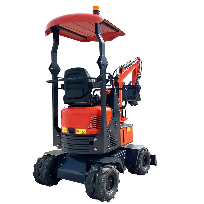 

1.2 ton wheel type mini excavator for sale