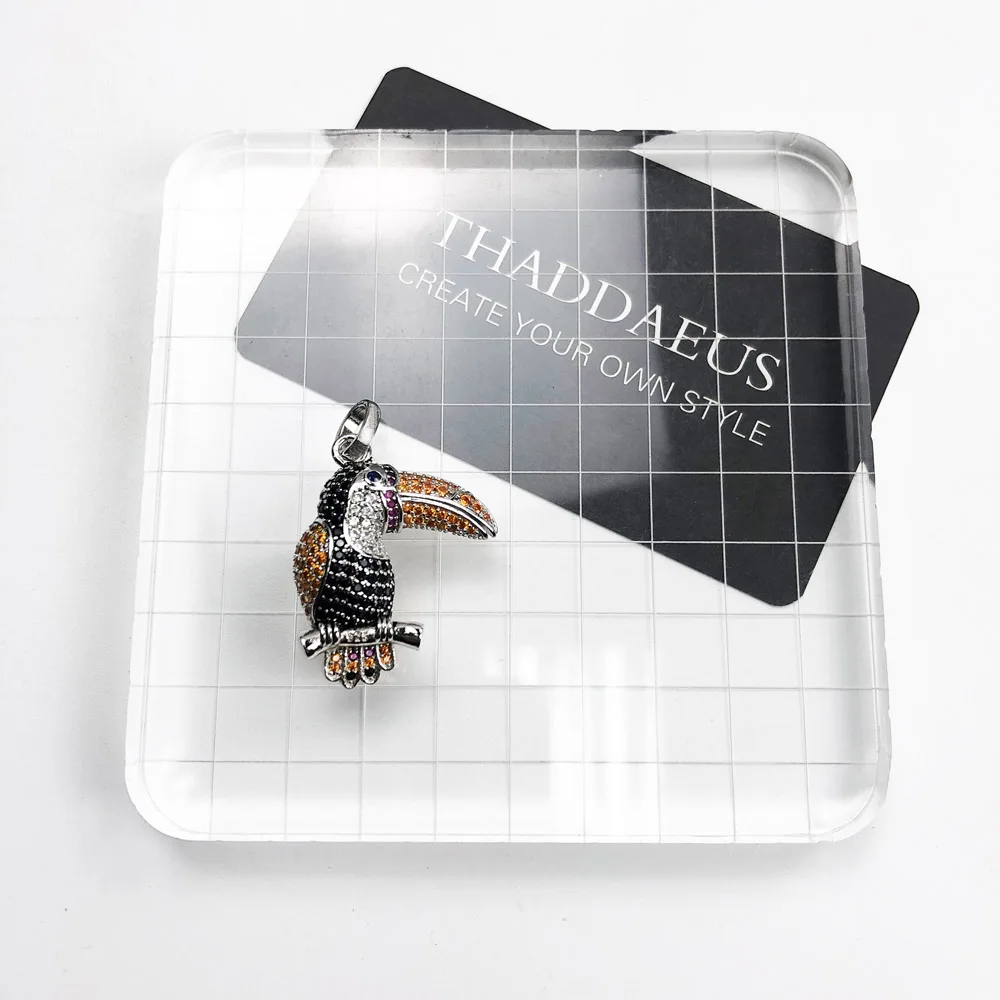 Кулон красочные птицы Тукан Сова попугай Кот Бабочка коала Стрекоза модные