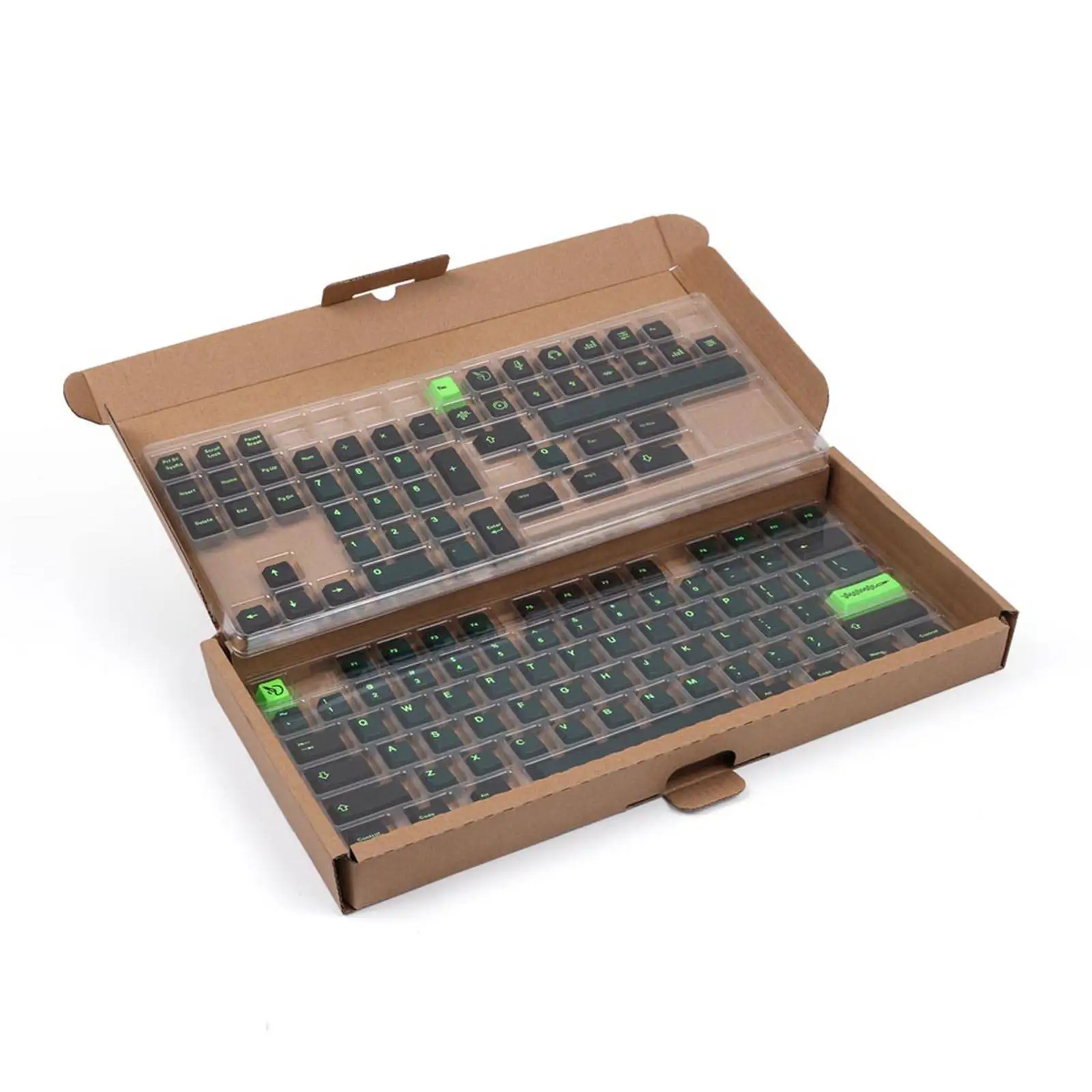 Двухслойный ящик для хранения ключей моющаяся Прозрачная крышка набора