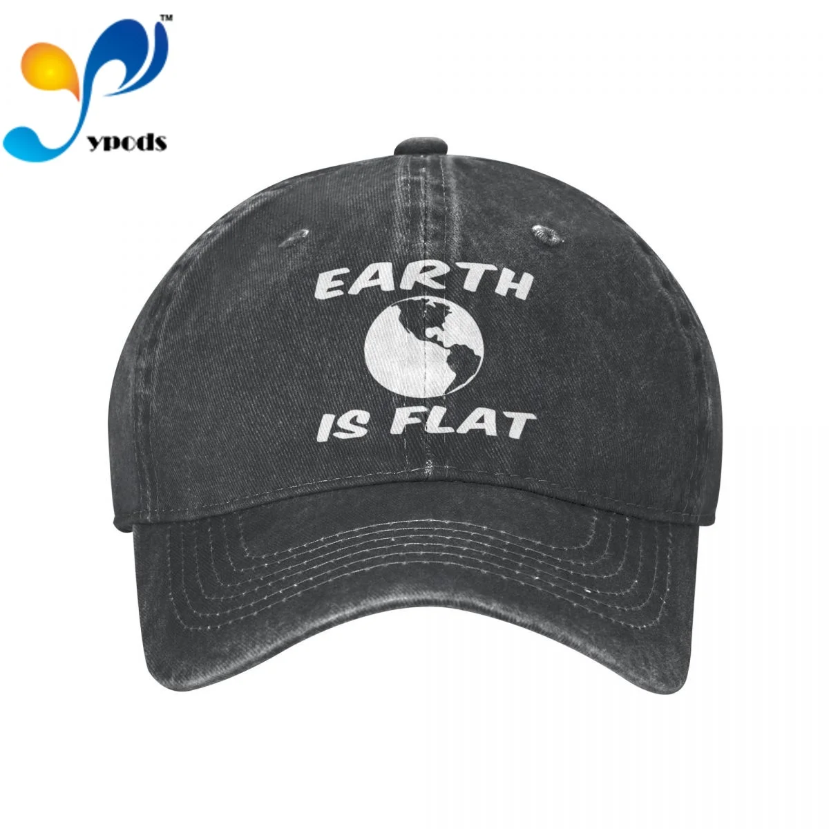 

Earth Is Flat Cotton Cap For Men Women Gorras Snapback Caps Baseball Caps Casquette Dad Hat