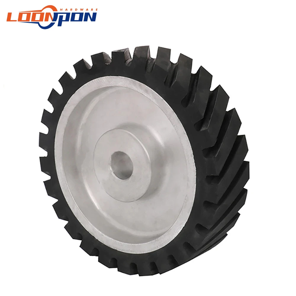 Контактное колесо 200x50 мм зубчатая лента контактное резиновое для абразивной