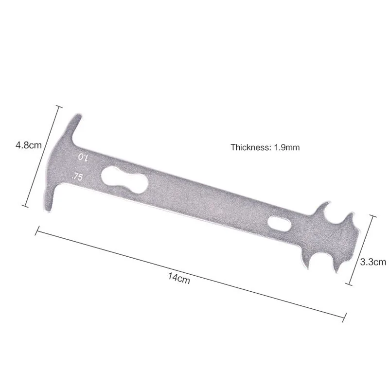 

1 piece Bicycle Chain Checker Wear Indicator Mountain Road Bike MTB Chains Gauge Measurement Ruler Cycling Repair Tool