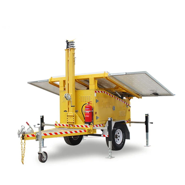 

solar power generator trailer of solar trailer