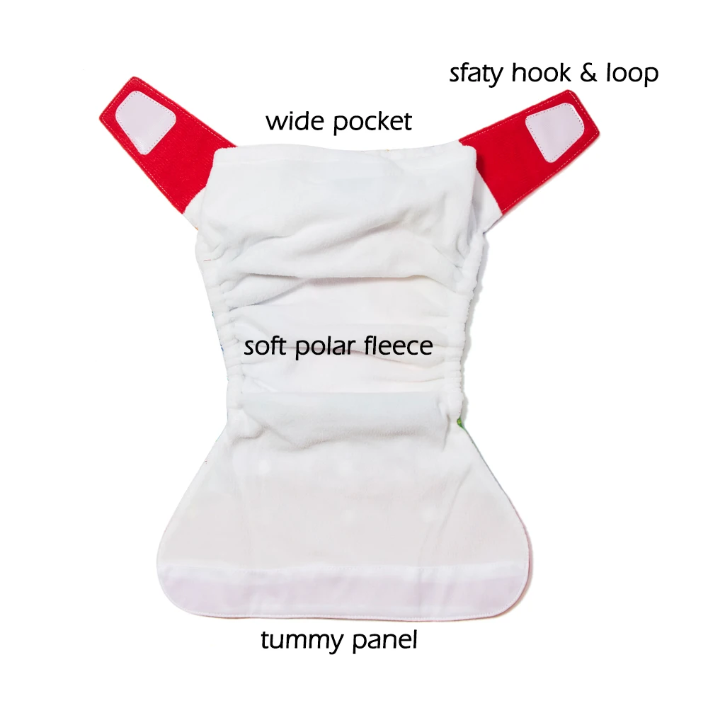 Тканевые подгузники с петлей на липучке 4 шт. | Мать и ребенок