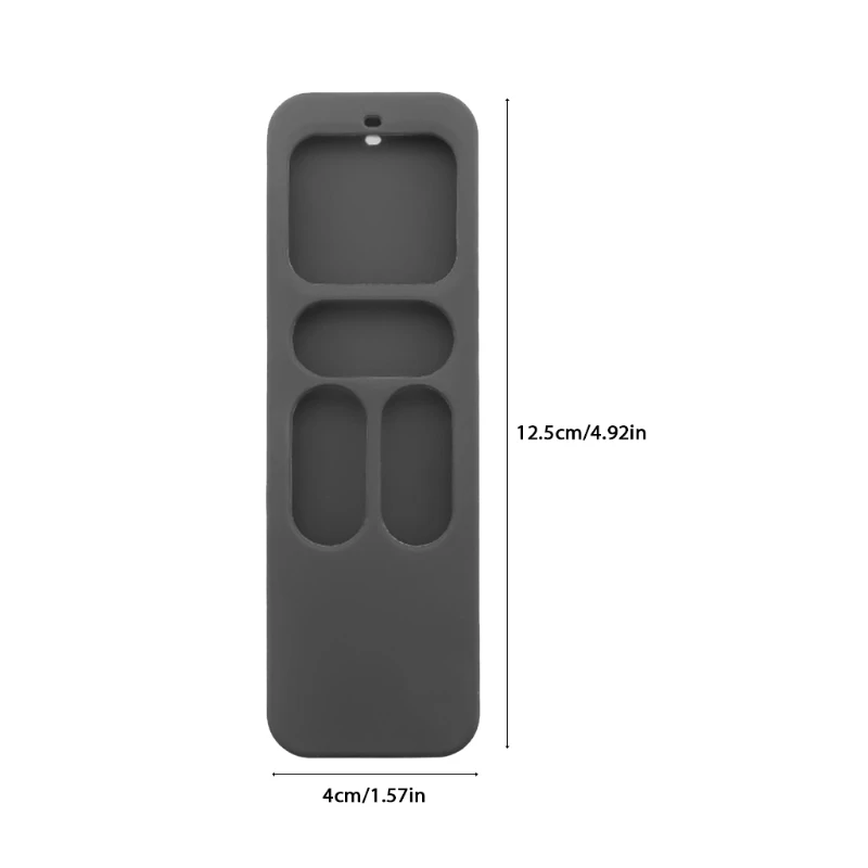 Silicone dust-proof Case for -Apple TV -4th Remote Shockproof Protective Cover for -Apple TV -4th Remote Skin Sleeve E56B