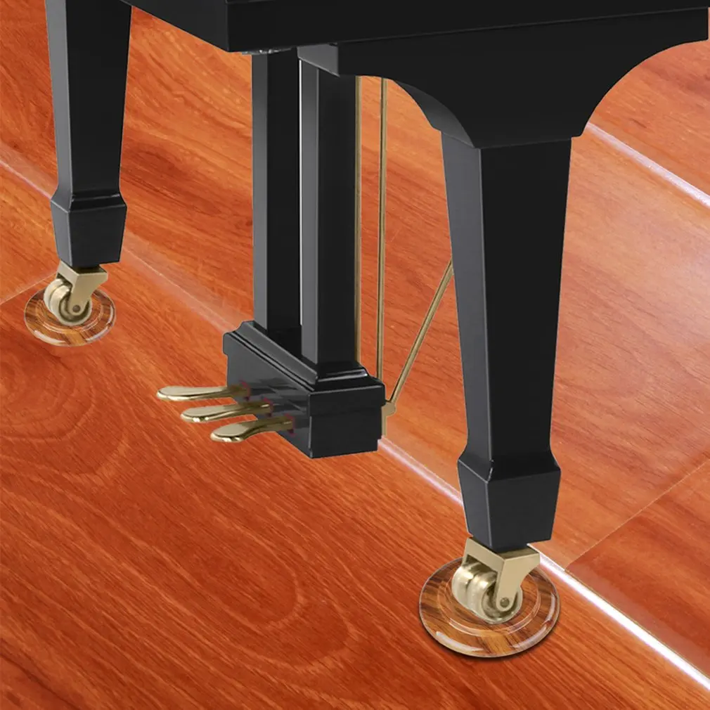 3 PCS Piano Caster Cups Acrylic Transparent Cup Grand Mats Foot Pads Anti-Skid Dropshipping |