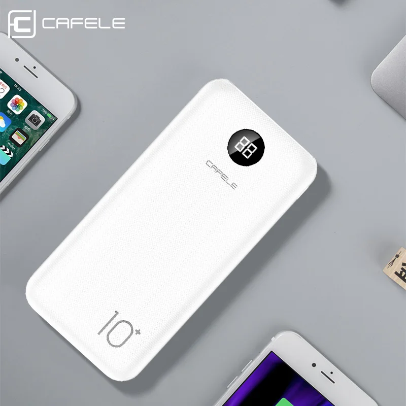 Cafele мини ультра тонкий Powerbank Портативный Ноутбук Пауэр Банк Резервная батарея