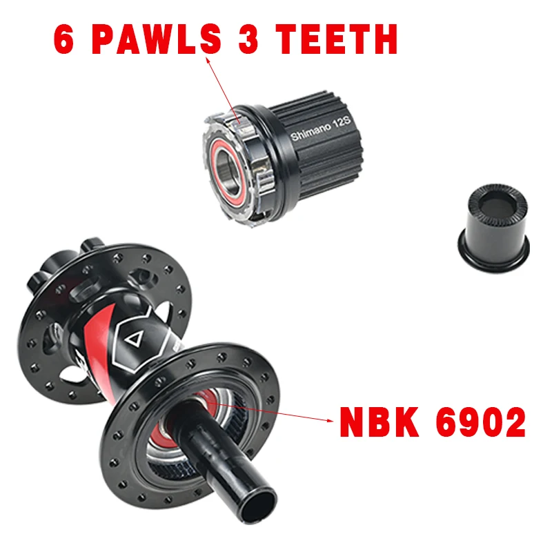 ARC 009 Boost Hub 15x110 12x148 10x141 MTB Boost Hub 32 Holes Cube Micro Spline / Sram XD 12 Speed Cycle Wheel Rim Hub With HG