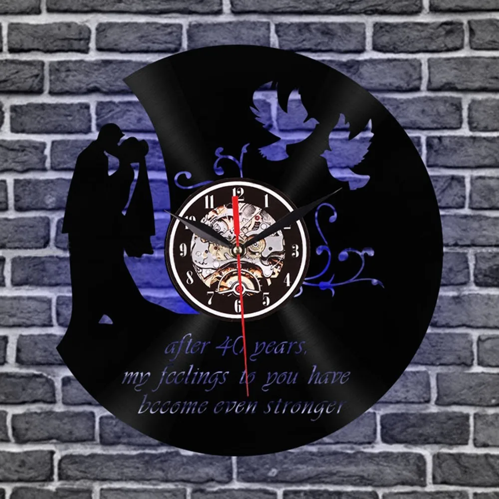 Виниловая пластинка настенные часы с подвеской 3D Ретро Настенные декор для