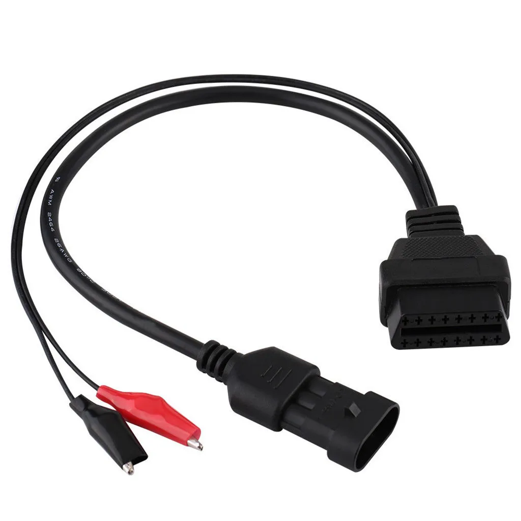 Конвертер Кабель-адаптер автомобильные аксессуары для Fiat Alfa Lancia 3 Pin до 16 Pin OBD2 разъем адаптера диагностический кабель США