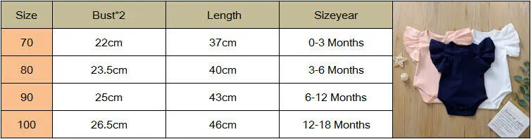 

Newborn Infant Baby Girl Cotton Romper Jumpsuit Short Sleeve Summer Clothes Outift Clothing